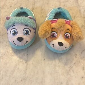 Paw Patrol Everest Skye Character Slippers - Blue and Tan M/7-8